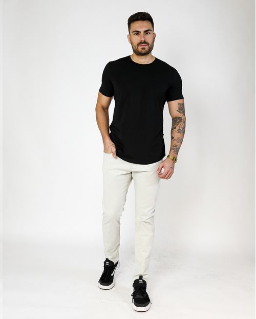 Calça Masculina Slim Off White  21376 Unica