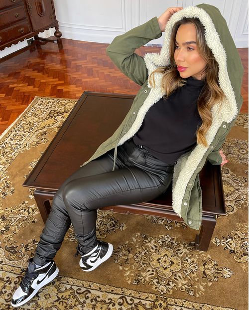 Parca Feminina Forrada 20644 Unica