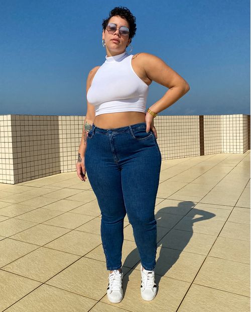 Calça Skinny Plus C/elastano 20566 Unica