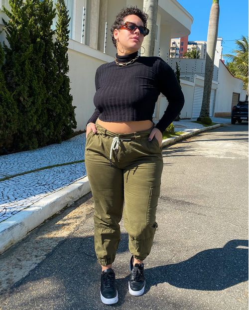 Calça Jogging Rope Plus Verde Militar 02878 Unica