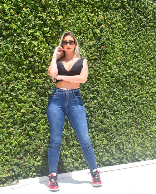 Calça Skinny C/elastano 20368 Unica