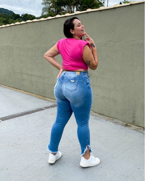 Calça Skinny Plus C/elastano 20908 Unica