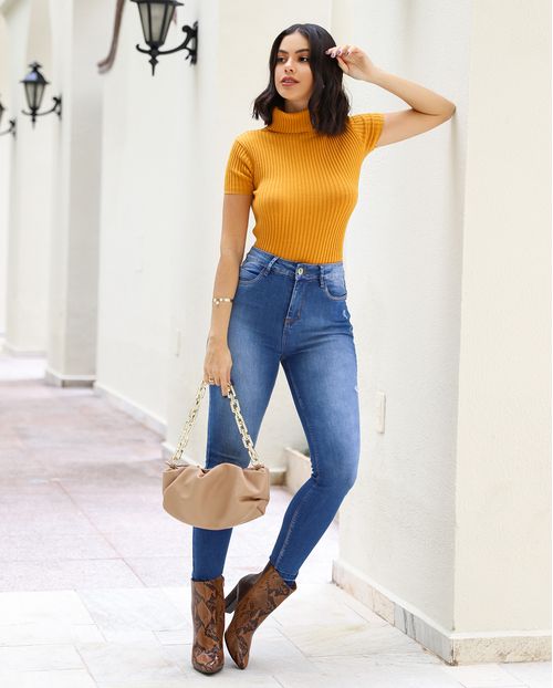 Calça Skinny Hot Pants 20949 Unica