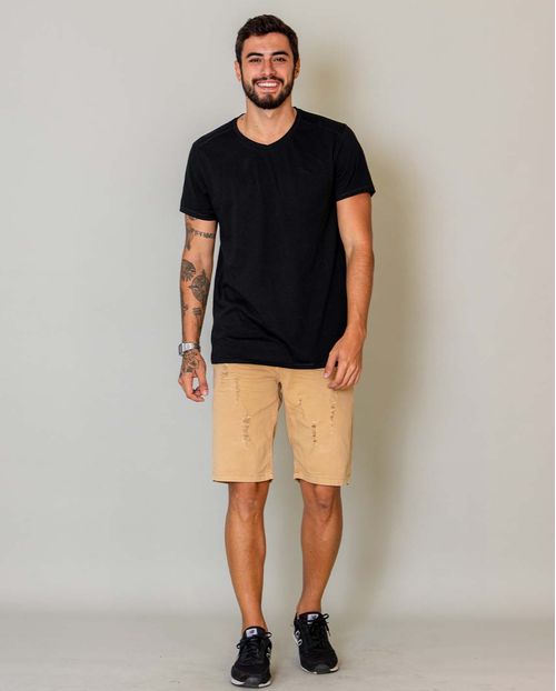 Bermuda Masc Color Man Style -21702 Caramelo