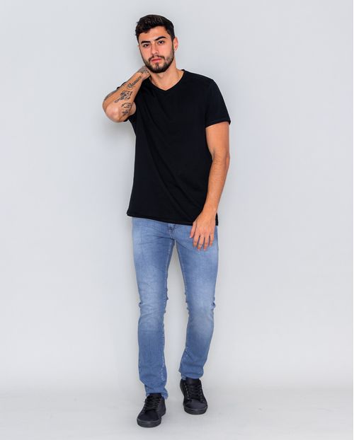 Calça Jeans Masculina Slim  Fit -  22017 Média