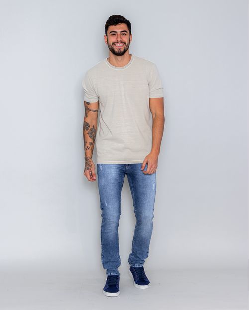Calça Jeans Masculina Slim Fit 21971 Escura