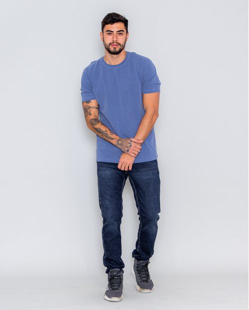 Calça Jeans Masculina Slim Fit    21879 Escura