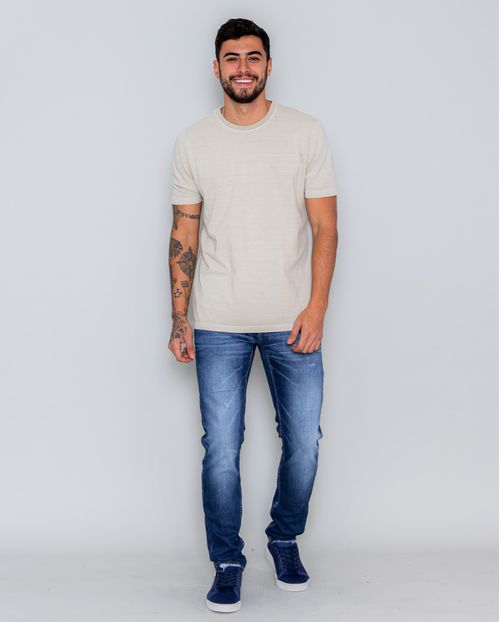 Calça Jeans Masculina Slim  Linha Man Style  21829 Escura
