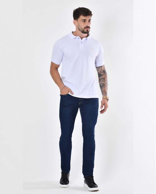 Camisa Masculina Polo Consciência 80049 Branco