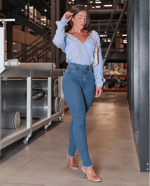 Calça Jeans Feminina Hot Pants V 20572 Unica