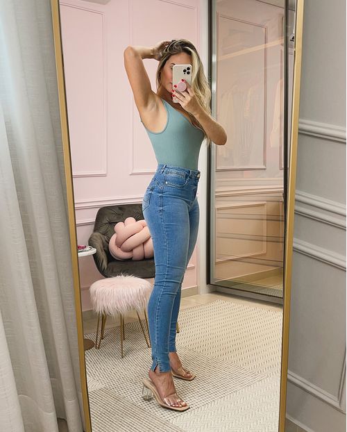 Calça Skinny Hot C/elastano 20594 Unica