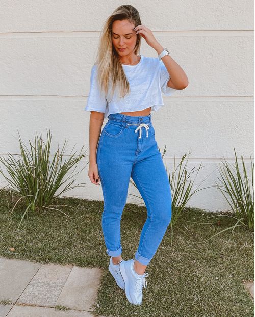 Calça  Feminina Rope  Consciência Jeans, Coleção Fashion 20359 Unica