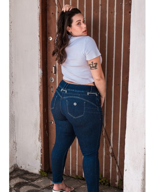 Calça Feminina Consciência Jeans Cinto 19291 Unica