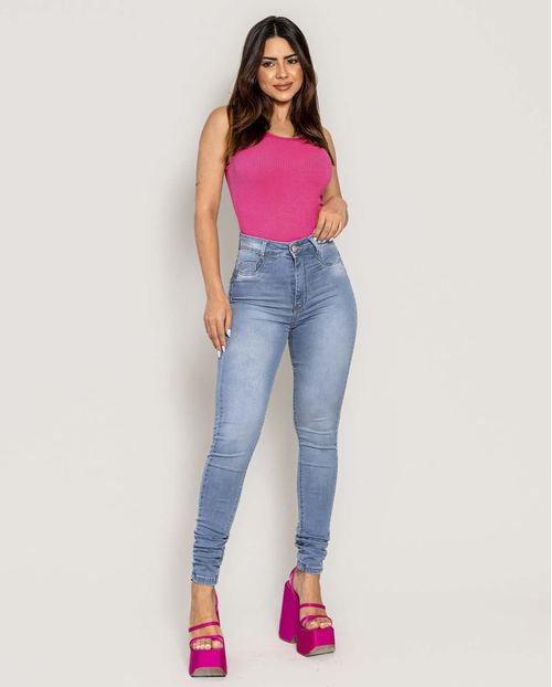 Calça Jeans Feminina Skinny Hot Fair Extreme Power 02760 Clara