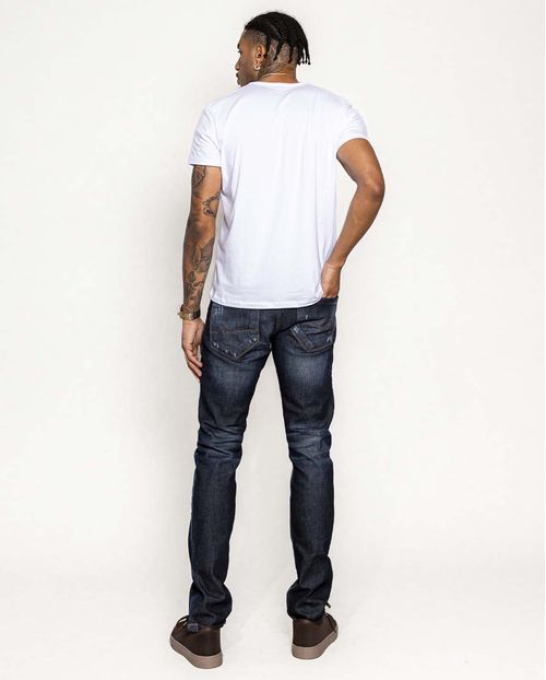 Calça Jeans Masculina Slim Fit Coleção Premium  22243 Escura