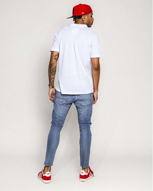 Calça Jeans Super Skinny Masculina com Rasgos 21589 Clara