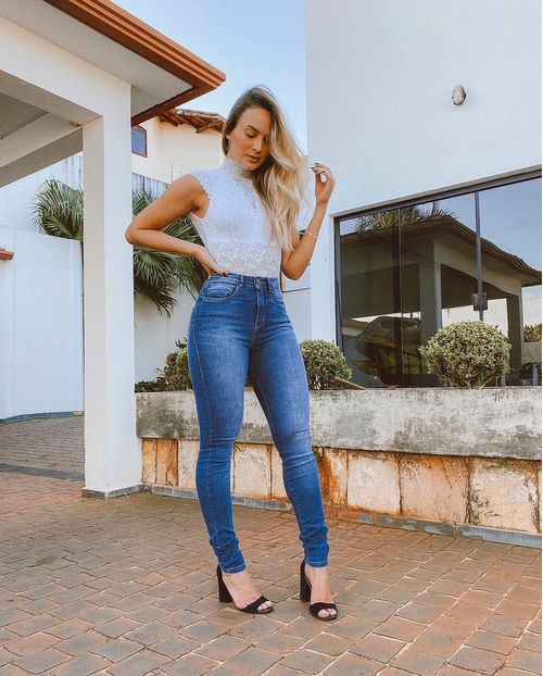 Calça Feminina Intermediaria  Consciência Jeans Coleção Concept 19523 Unica