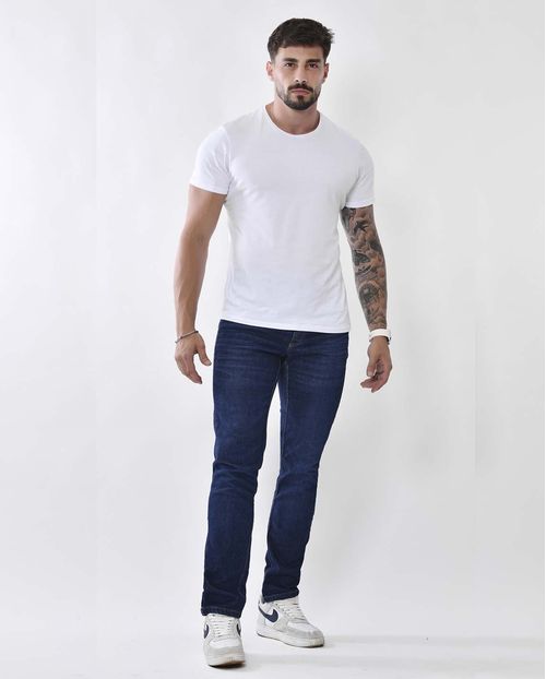 Calça Jeans Masculina Slim Fit 22267 Escura