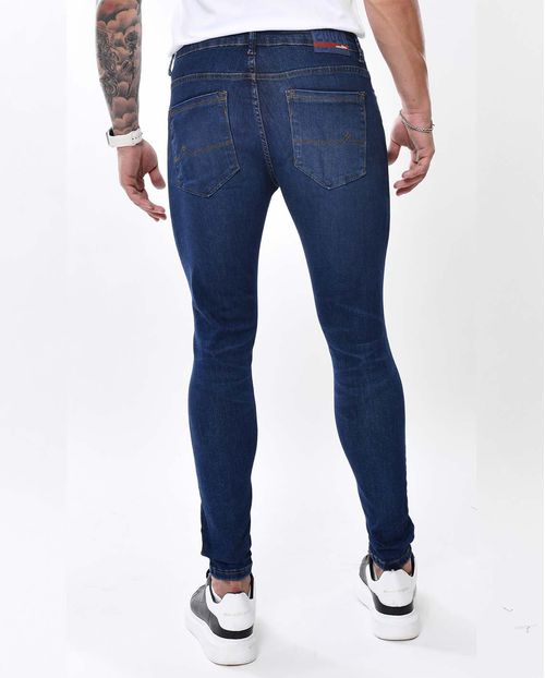 Calça Jeans Masculina Super Skinny  22319 Escura