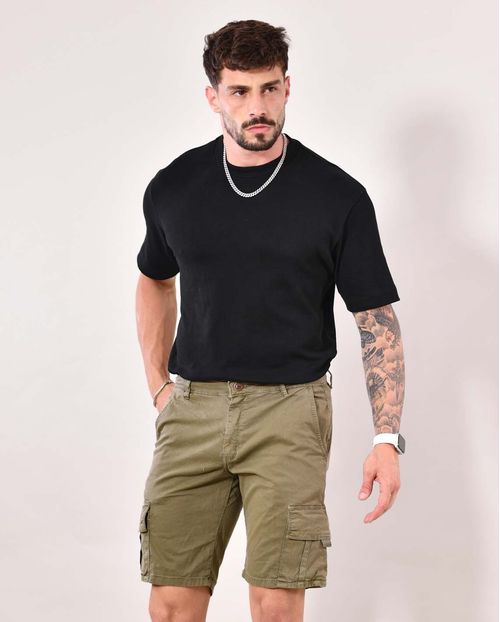 Bermuda Masculina  Cargo 20535 Verde Militar