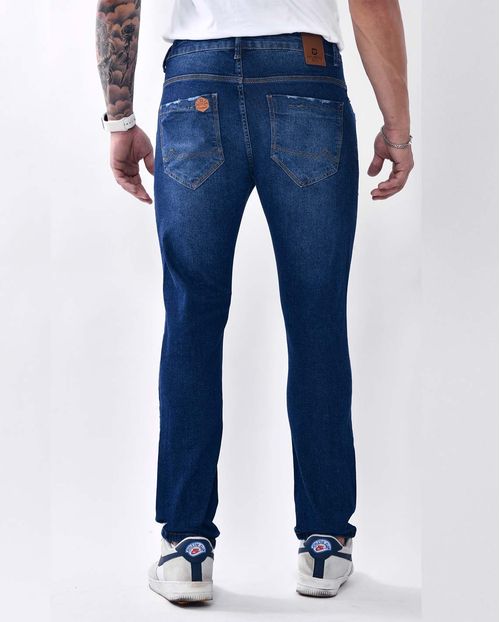 Calça Jeans Masculina Slim Fit 22295 Escura