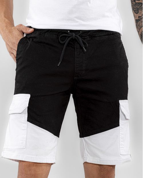 Bermuda Masculina Cargo Bicolor - Linha Itália 21491 Bi-Color