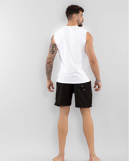 Bermuda Masc Esportiva com Cordão 90104 Preto