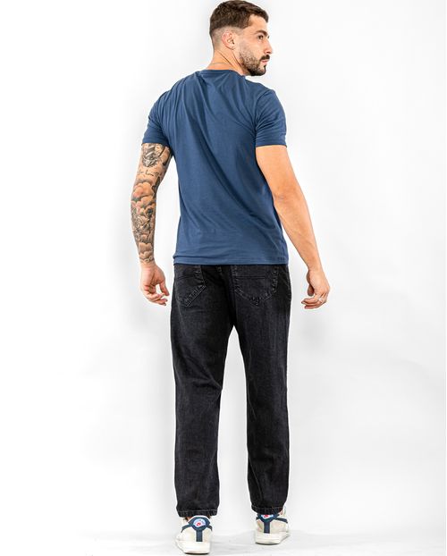 Calça Jeans Masculina Reta 22558 Preto