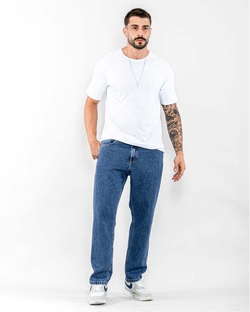 Calça Jeans Masculina  Reta  21935 Escura