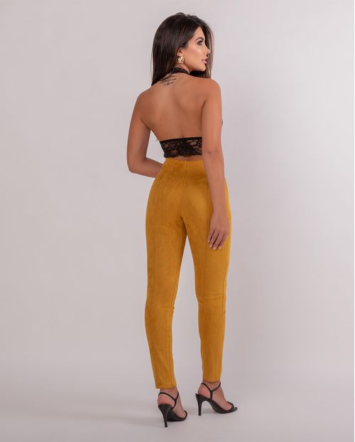 Calça em Carmuça Feminina 90338 Mostarda