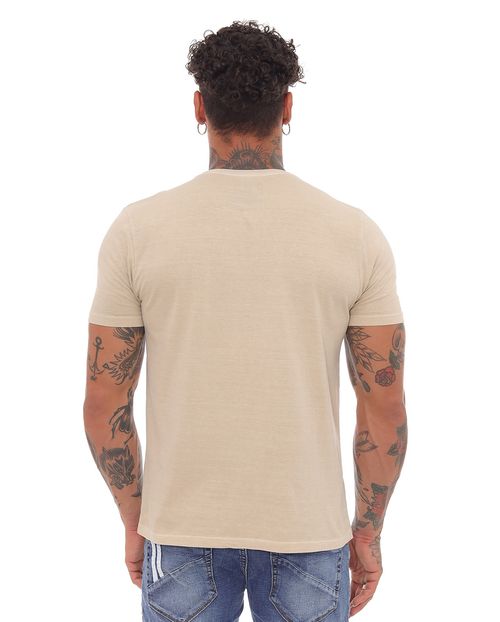 Camiseta Masculina T-Shirt Consciência -80046 Off White
