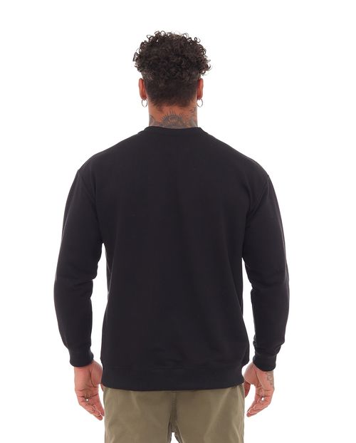 Blusa Moletom Masculina Estampada Smile Consciencia 80057 Preto