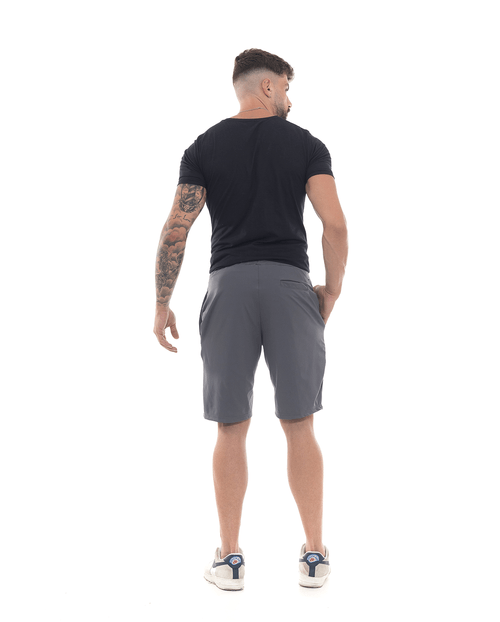 Bermuda Esportiva Masculina Consciência 90110 Cinza