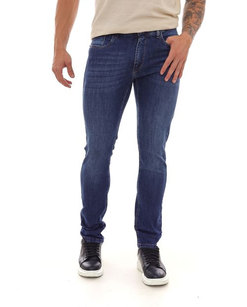 Calça Jeans Masculina Slim Fit Básica 22929 Escura