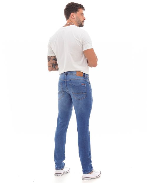 Calça Jeans Slim Fit Masculina Básica 23247 Média