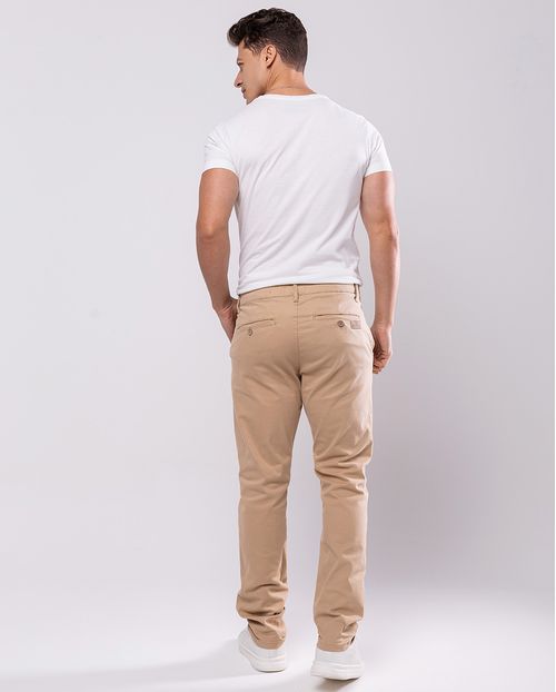 Calça Chino Masculina 11000 Capuccino