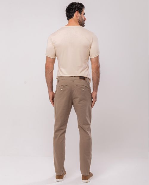 Calça Masculina Chino Cano Curto 11001 Caqui