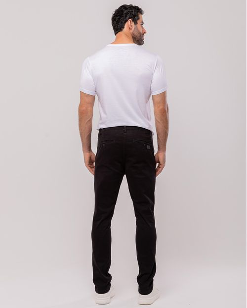 Calça Chino Masculina 11000 Preto