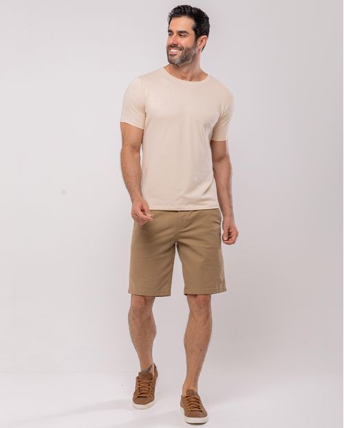 Bermuda Masculina Chino 11100 Caramelo