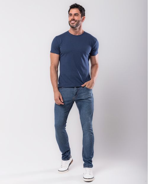 Calça Jeans Masculina Slim Fit 23077 Escura