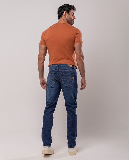 Calça Jeans Slim Fit Masculina 24641 Sky Escuro