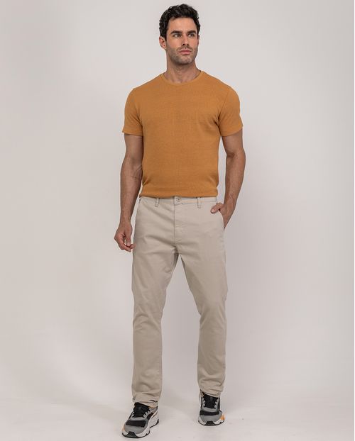 Calça Chino Masculina 11000 Areia