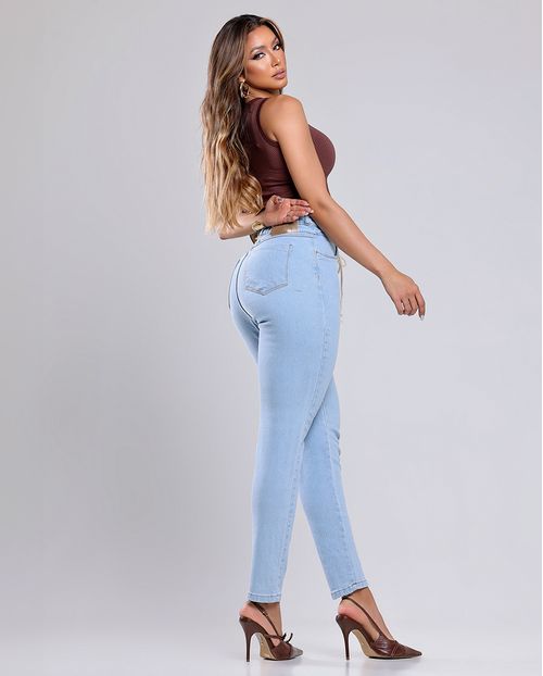 Calça Rope Media com Elastano 02404 Clara