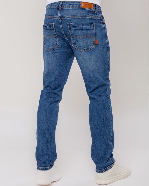 Calça Jeans Slim Fit Masculina 24872 Sky Escuro
